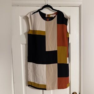 Ann Taylor Loft Color Block Dress